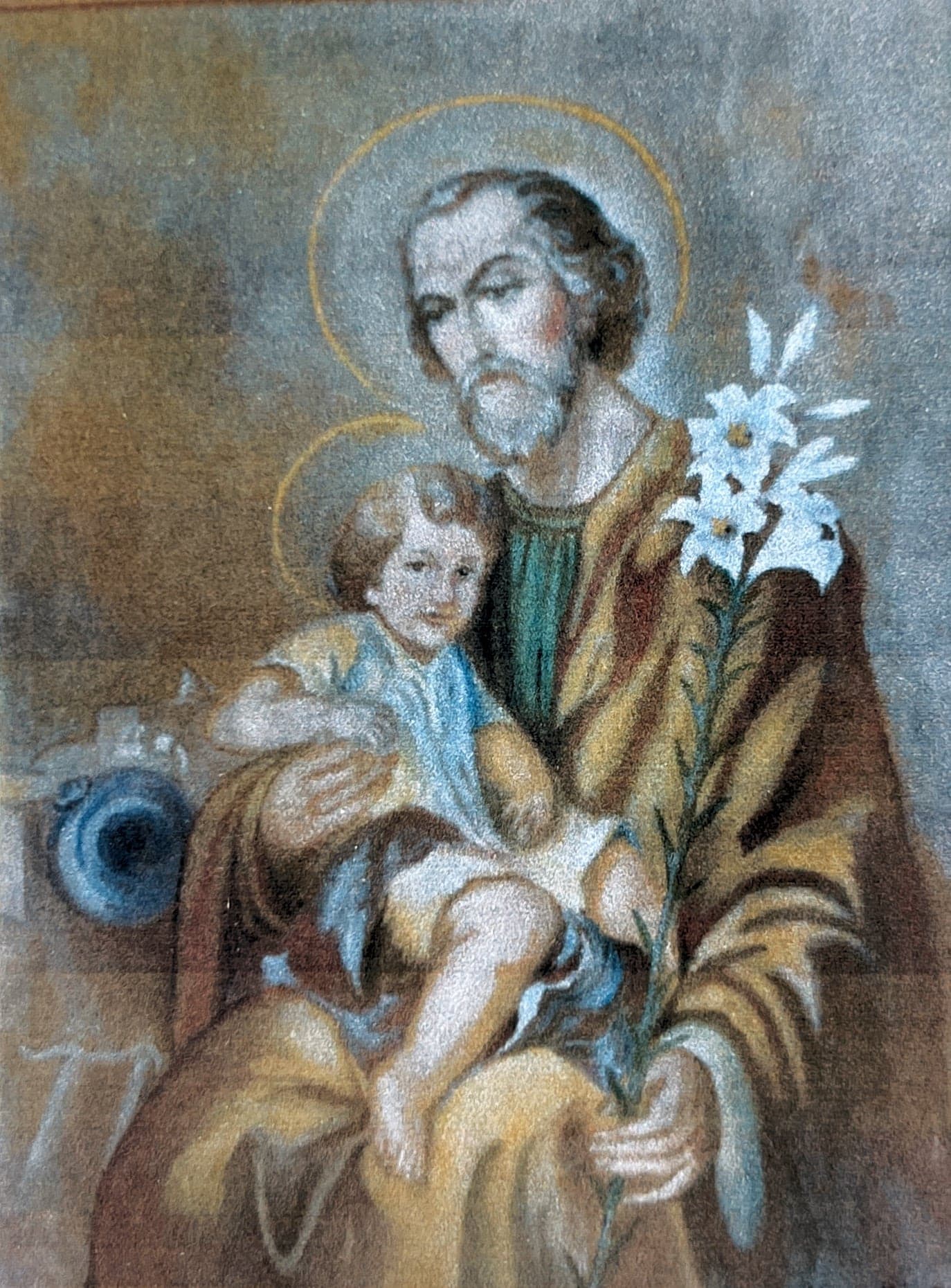 St. Joseph, painted for the Zmmar Museum, Lebanon, 1979