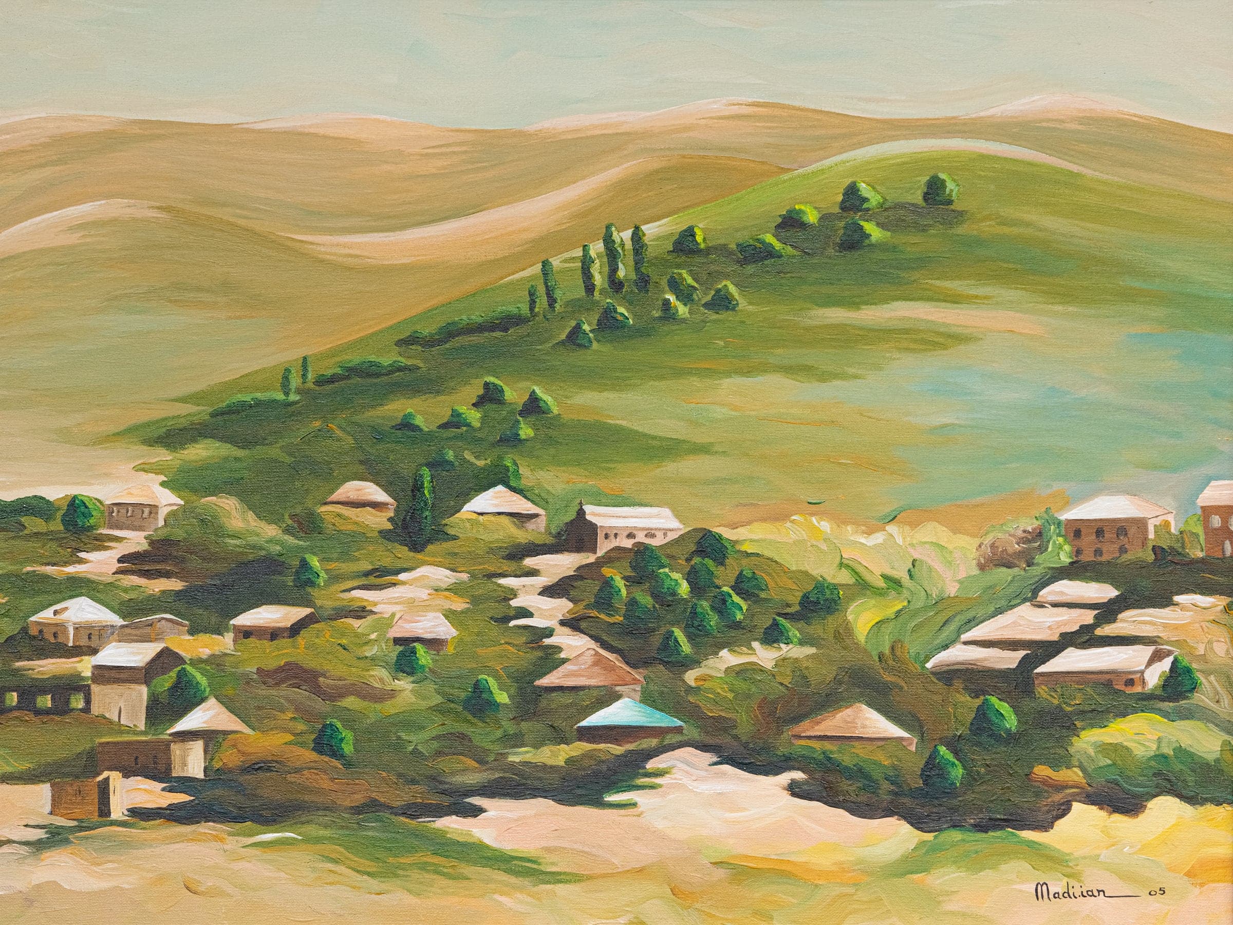 Village on the Hill by Madlen Movsessian